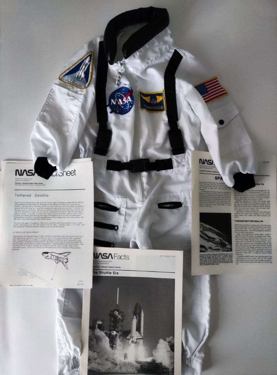 Vintage NASA lithographs (35.5x28 cm's), books, and a children's replica NASA astronaut space suit. - Image 2 of 2