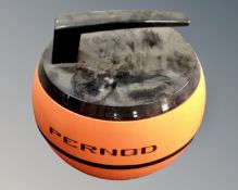 A Pernod ice bucket.