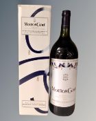 A bottle of Mouton Cadet Bordeaux 1997 150cl, boxed.