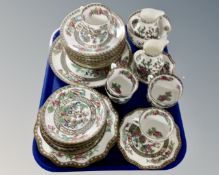 A tray containing 32 pieces of Coalport Indian Tree china.