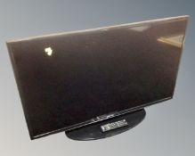 A Samsung 40" LCD TV with remote