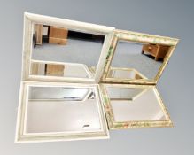 Four contemporary mirrors