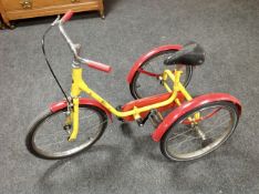 A mid 20th century Child's Pashley tricycle