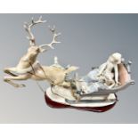 A Lladro figure 'Winter Wonderland', withdrawn from retail in 2002.