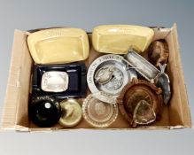 A box of vintage metal,