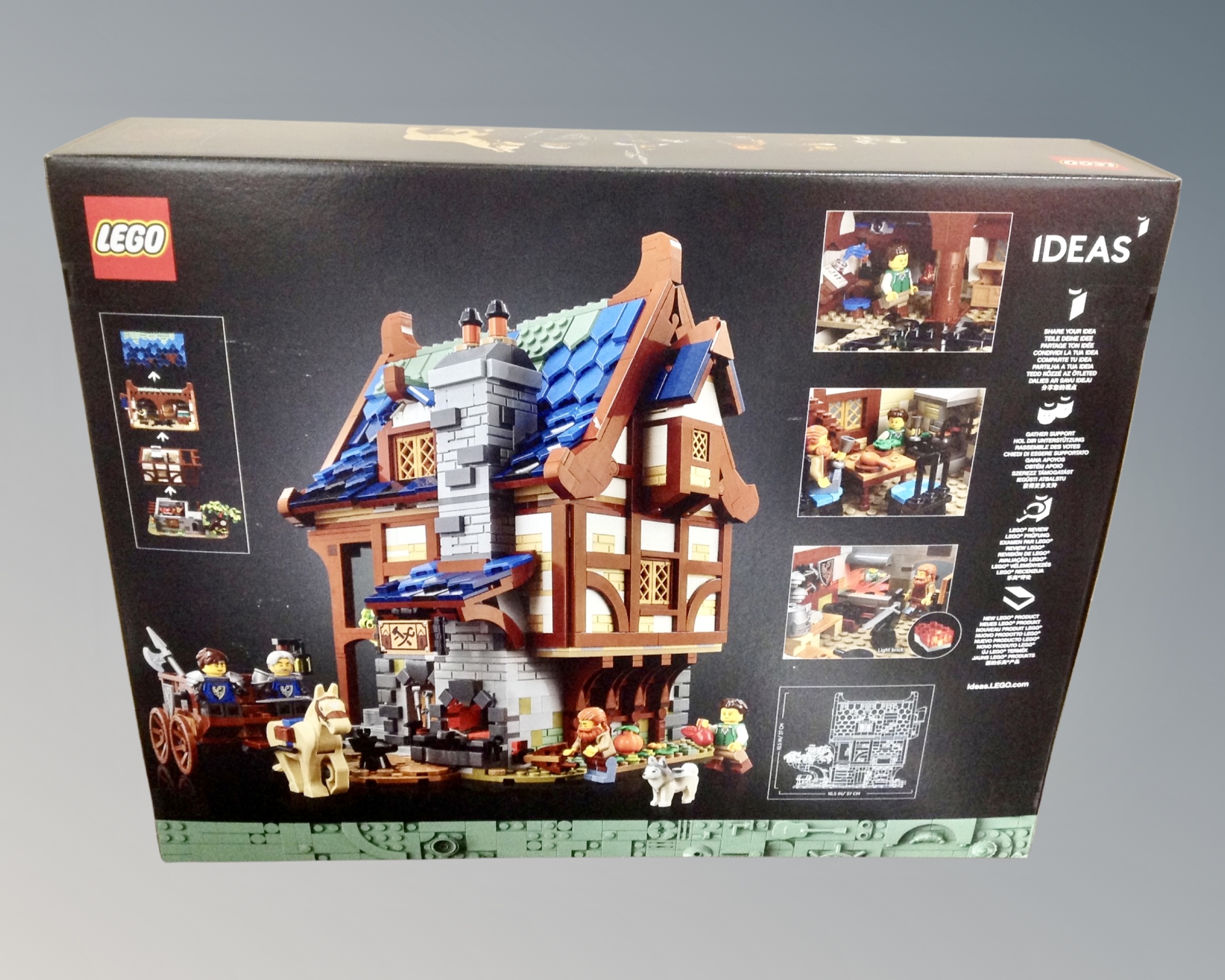 Lego : Ideas 21325, Medieval Blacksmith, boxed, sealed, new. - Image 2 of 4