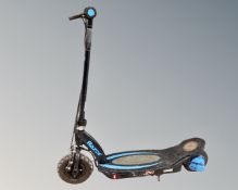 An electric Razor scooter.