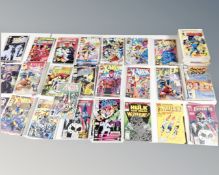 A box of Marvel comics to include Silver Surfer, X-Men, Ghost Rider, Micronauts issue 1,