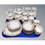 A forty-five piece Royal Albert Crown China tea service