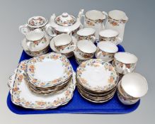 A forty-five piece Royal Albert Crown China tea service