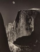 Ansel Adams : Moon and Half Dome, Yosemite National Park, California 1960, Photographic print,