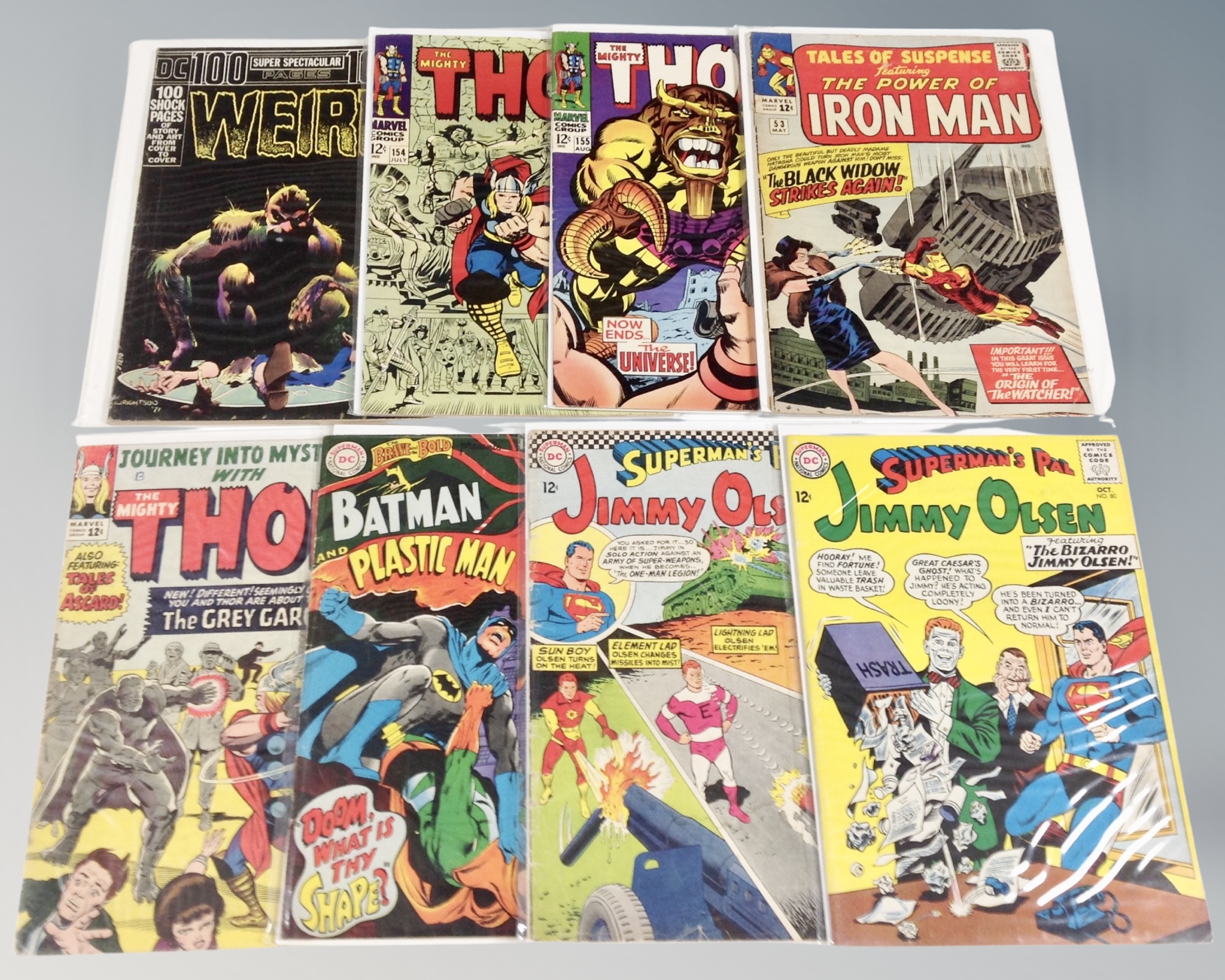A tray of thirty-eight vintage Marvel, DC and other comics to include Fantastic Four Issue 51, - Image 2 of 2