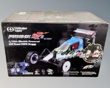 A Thunder Tiger Phoenix BXII 1/10th electric powered off road 2WD buggy,