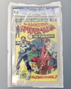 A CGC Universal Grade comic Amazing Spider-Man #129, slabbed and graded 9.0.