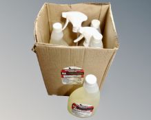 Six 750ml bottles of Admiral universal oven cleaner.