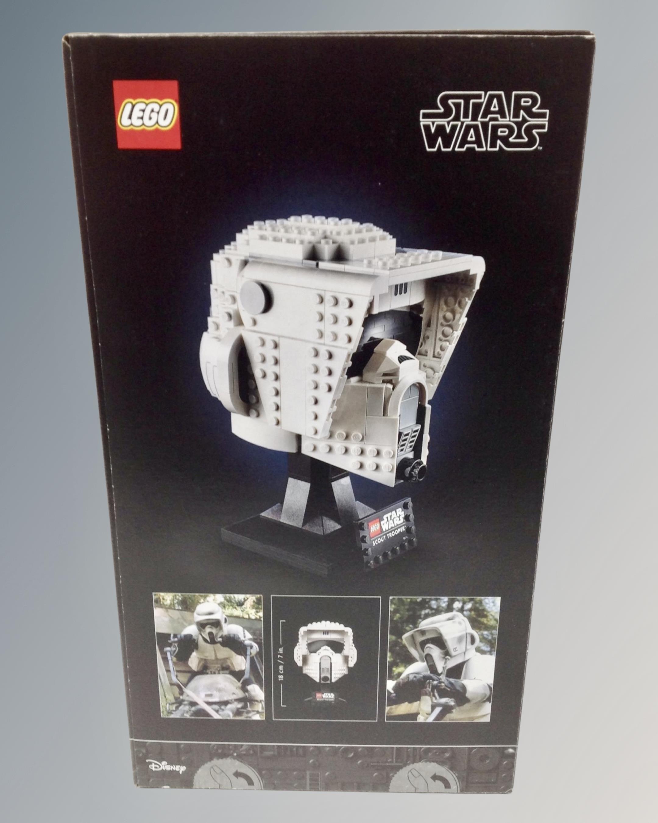 Lego : Star Wars 75305 Scout Trooper Helmet, - Image 2 of 3