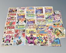 54 20th and 21st century comics including The Mighty Thor and X-Men,