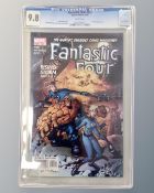 A CGC Universal Grade comic Fantastic Four #523, slabbed and graded 9.8.