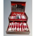 A 20th century canteen of Flexfit plated cutlery.
