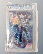 A CGC Universal Grade comic Fantastic Four #522, slabbed and graded 9.8.