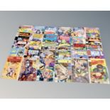 50 assorted Marvel comics including Where Monsters Dwell, Captain America, Silver Surfer,