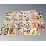 51 vintage Marvel, DC and Charlton romance comics.