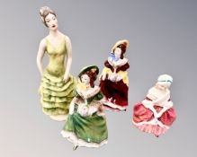 A Royal Doulton miniature figurine Peggy HN2038,