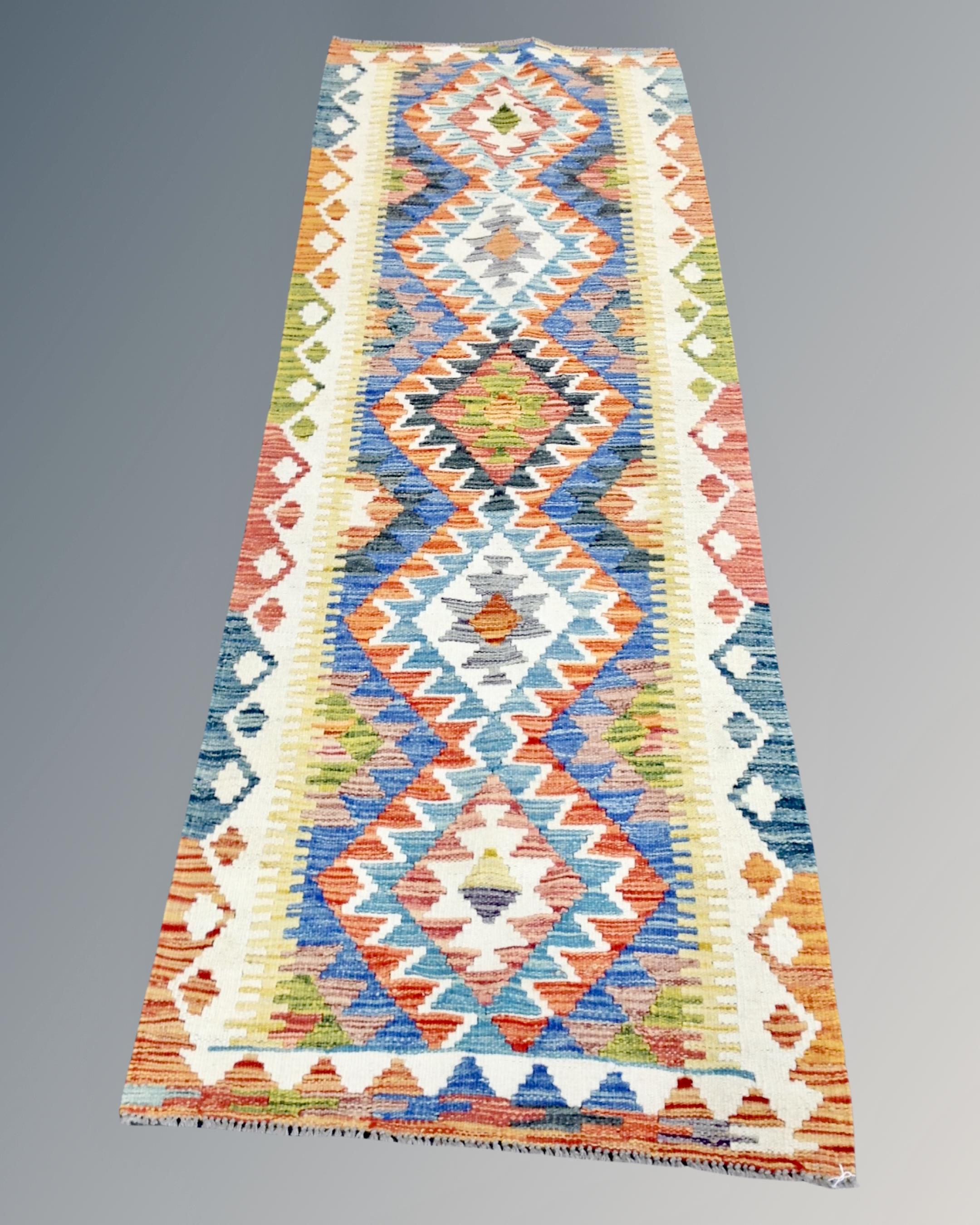 A Chobi kilim runner,