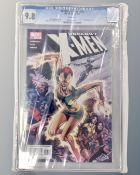 A CGC Universal Grade comic Uncanny X-Men #457, slabbed and graded 9.8.