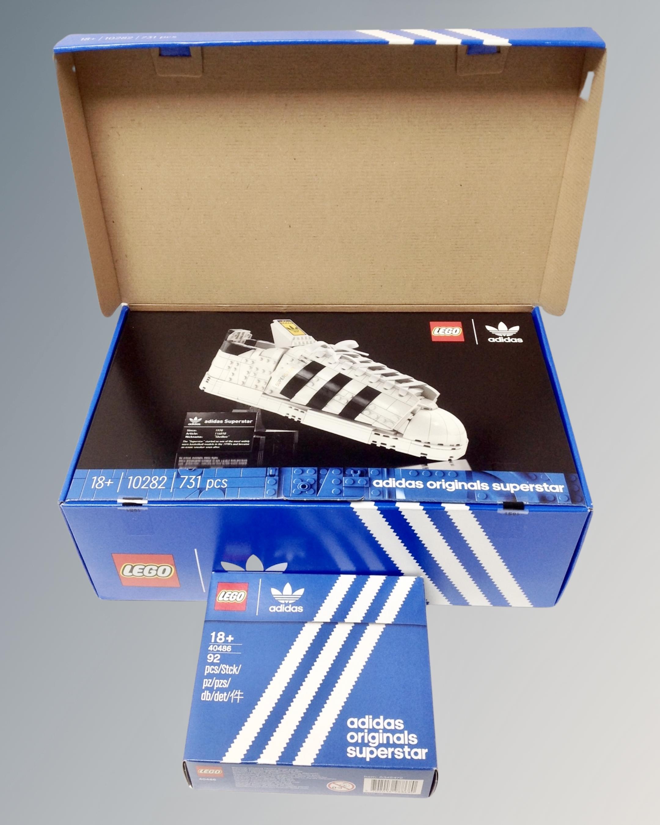 Lego : Adidas Originals Superstar 10282, together with Adidas mini build 40486, - Image 2 of 2