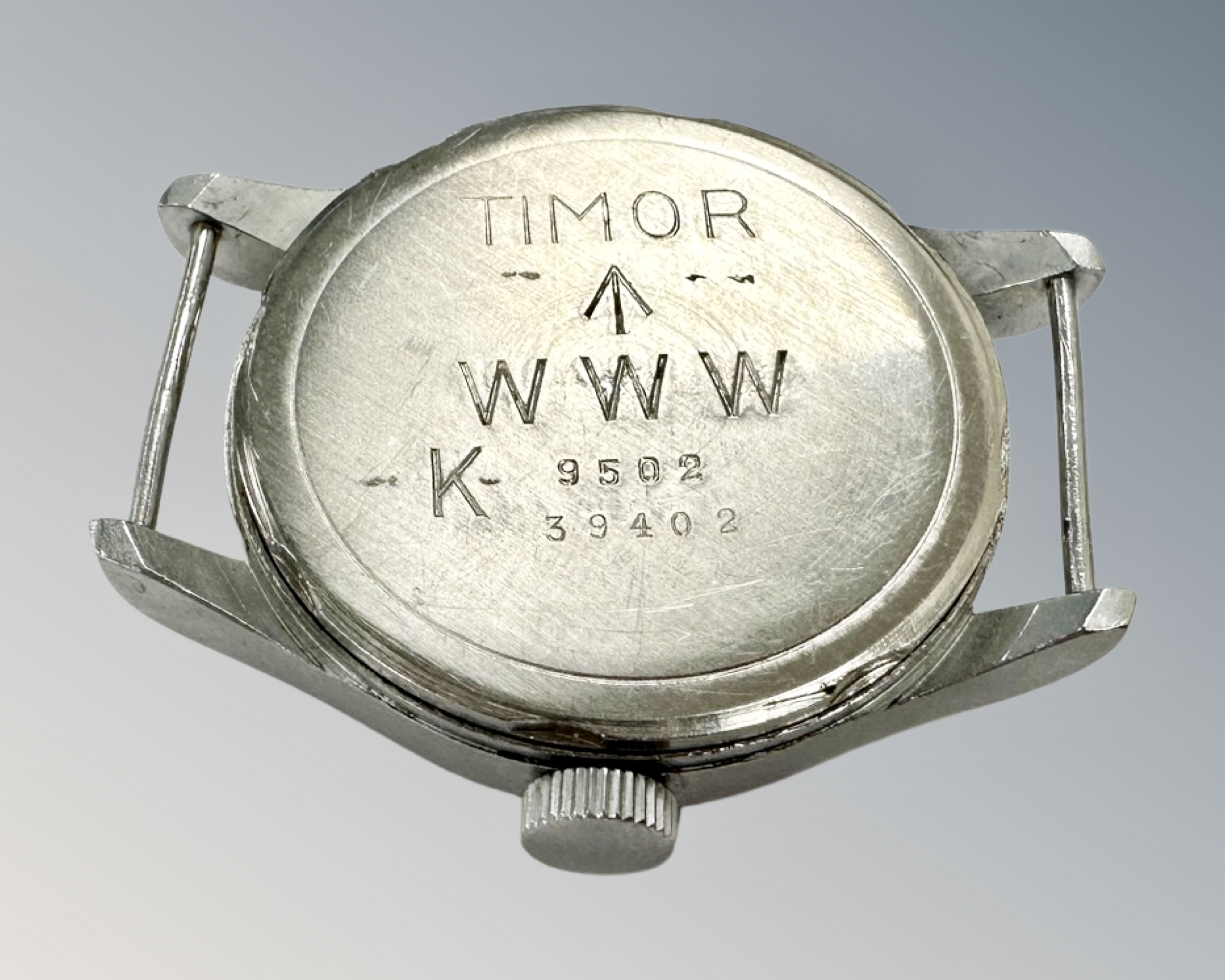 A Timor WWII British military issue so-called 'Dirty Dozen' wristwatch, - Image 4 of 5