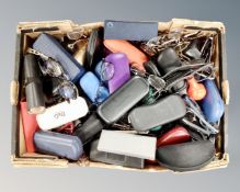 A large quantity of spectacles and cases including reading glasses etc.