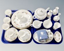 A collection of 37 pieces of Wedgwood Mirabelle tea, dinner and cabinet china.