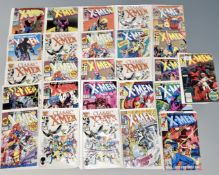 Marvel Comics The Uncanny X-Men comics together with Classics X-Men 25th Anniversary #1s.