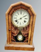 A late 19th century mantel clock.