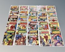 34 20th Century Marvel Daredevil comics.