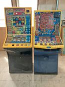Two vintage gaming machines (both require attention) CONDITION REPORT: Sold as seen.