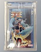 A CGC Universal Grade comic Ultimate X-Men #57, slabbed and graded 9.8.