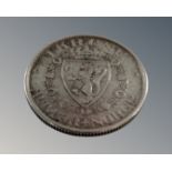 A 1912 1 Kroner silver coin