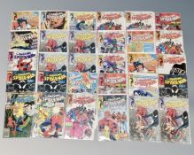A tray containing 55 20th century and later Marvel comics The Amazing Spider-Man.