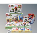 Lego : Eight Super Mario sets 71360 Start Course, 71380 Master Your Adventure,