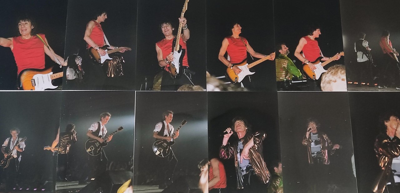 Rolling Stones concert photos.