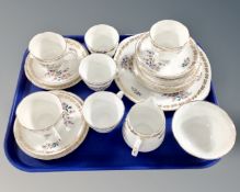 A 21 piece Royal Grafton bone china tea service.
