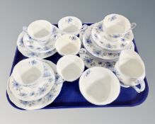 A 21 piece Royal Standard bone china tea service.