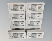 10 Eterna compact emergency LED bulkhead lights, boxed.