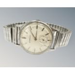 A gent's vintage Longines stainless steel wristwatch,