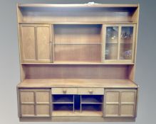 A 20th century Nathan teak wall unit