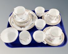 A 21 piece Royal Grafton bone china tea service.