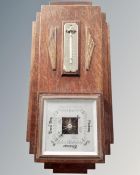 A 1930s Art Deco barometer.