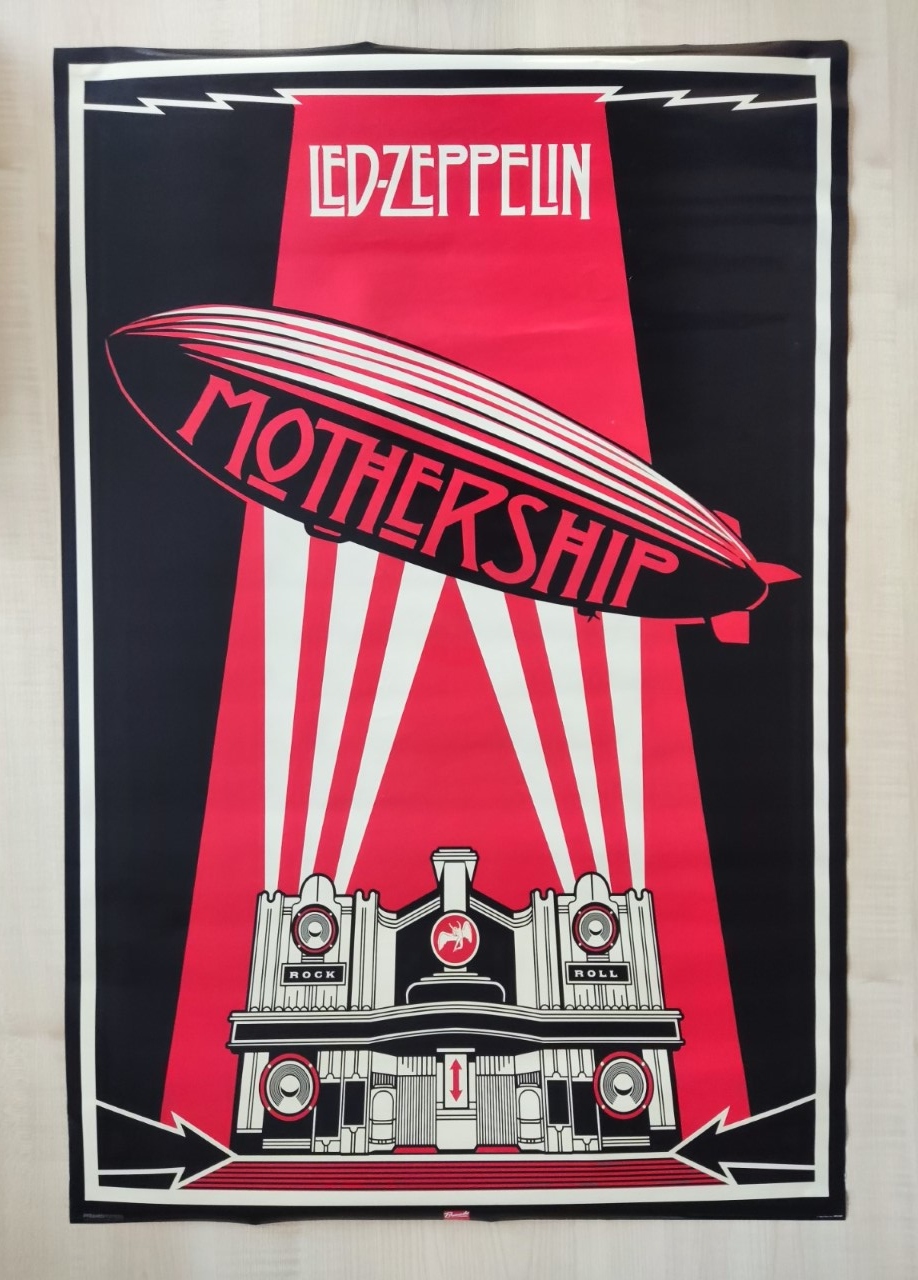 Led Zeppelin Mothership poster.